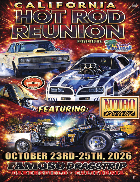 poster of the California Hot Rod Reunion