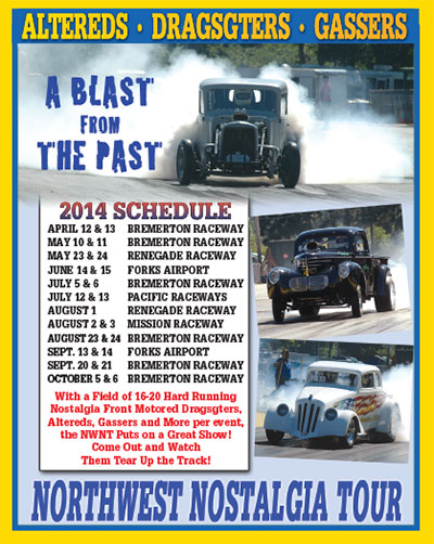 2014 Northwest Nostalgia Tour Schedule