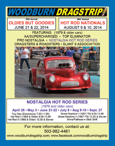 2014 Woodburn Dragstrip Events